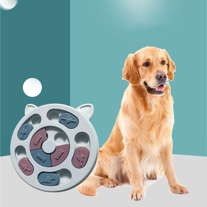 Dog Relief Feeding Plate and Interactive Toy