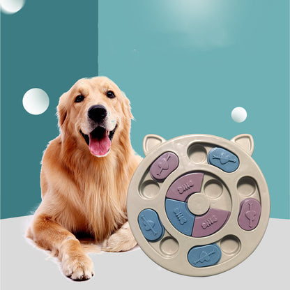 Dog Relief Feeding Plate and Interactive Toy